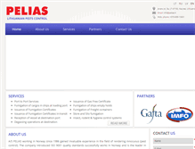 Tablet Screenshot of pelias.lt